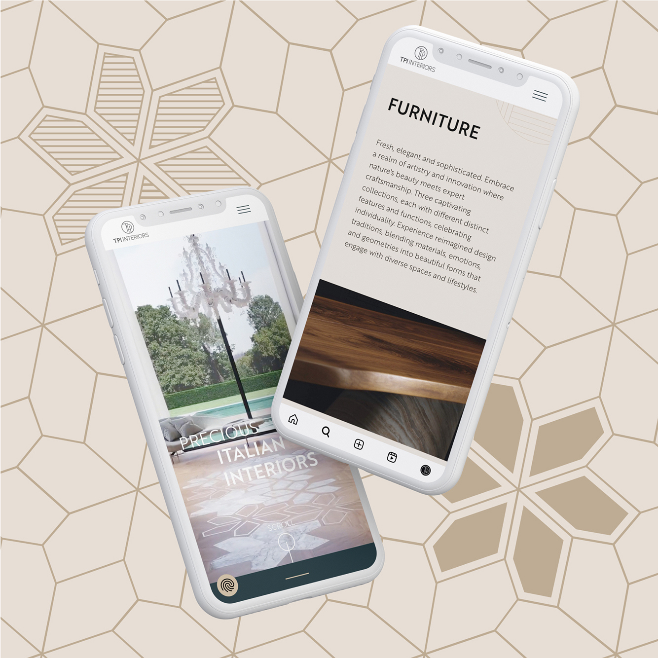 Phone screens resized