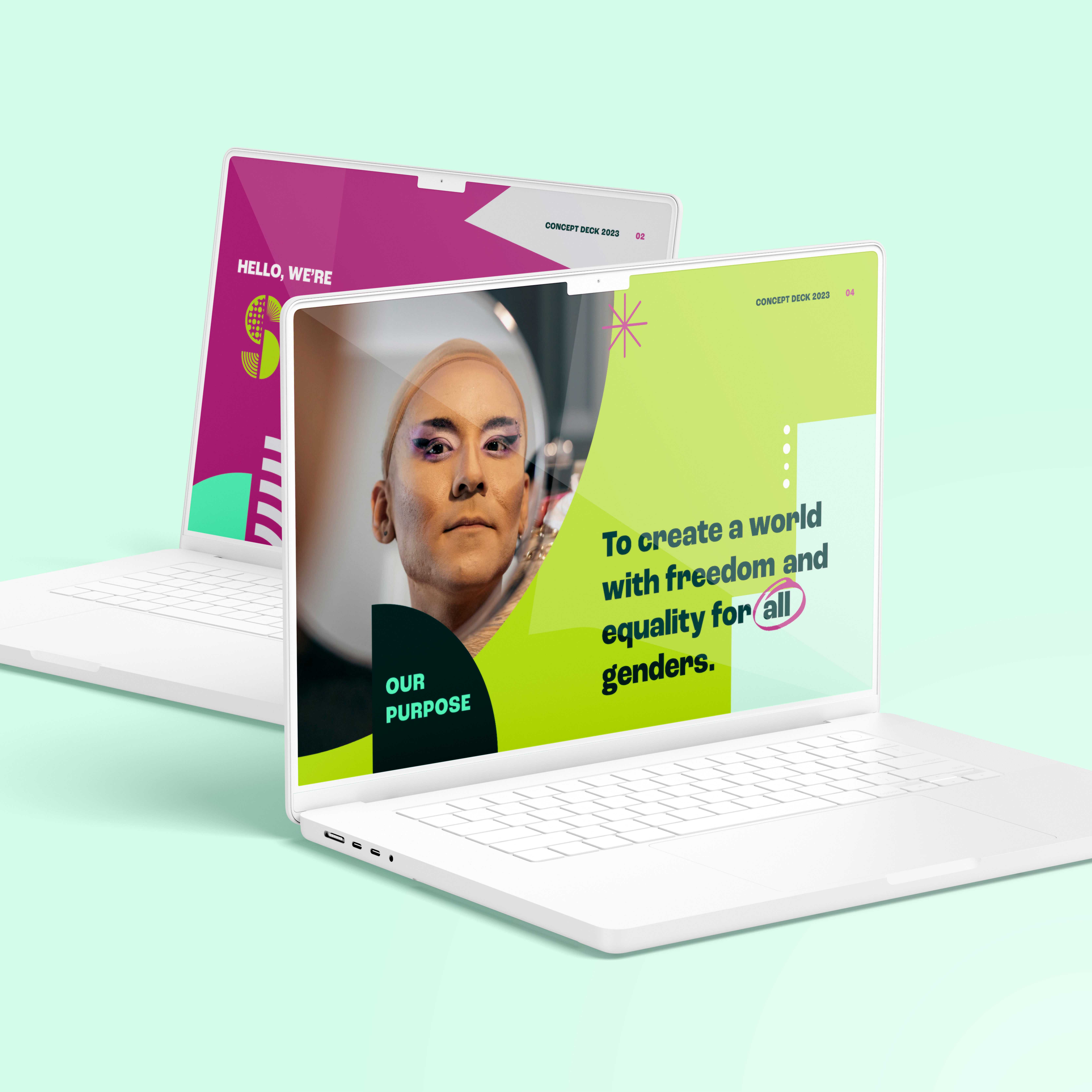 Selfhood Google Slides Macbooks